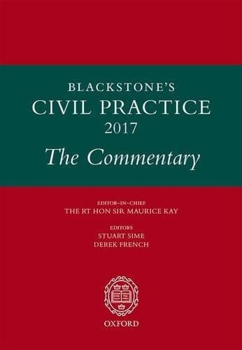 Blackstone's Civil Practice 2017 (book and Digital Pack)