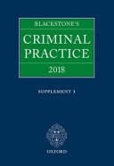 Blackstone's Criminal Practice 2018