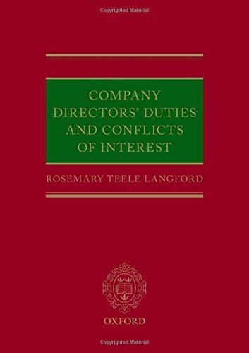 Company Directors' Duties and Conflicts of Interest