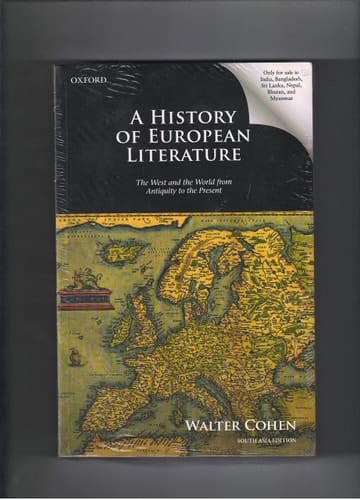 HISTORY EUROPEAN LITERATURE EPZI P [Paperback] WALTER COHEN