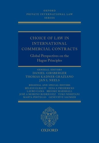 Choice of Law in International Commercial Contracts (Oxford Private International Law Series)