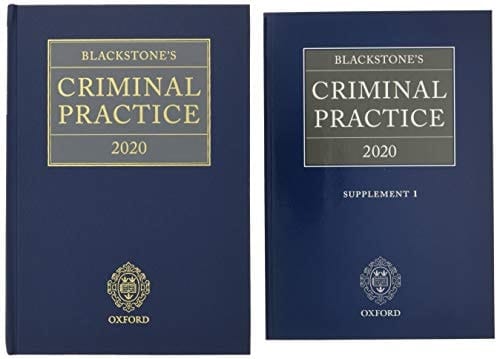 Blackstone's Criminal Practice 2020