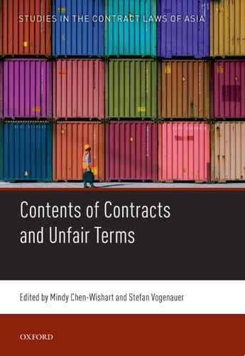 Contents of Contracts and Unfair Terms (Studies in the Contract Laws of Asia)