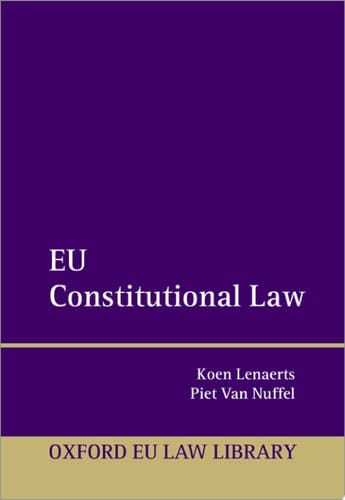 EU Constitutional Law (Oxford European Union Law Library)