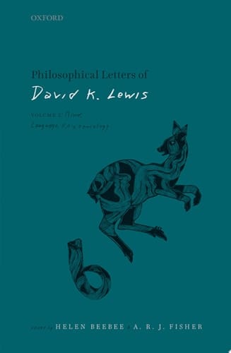 Philosophical Letters of David K. Lewis: Volume 2: Mind, Language, Epistemology