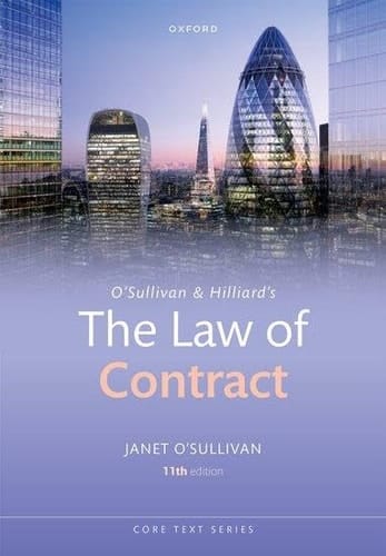 O Sullivan and Hilliards The Law of Contract