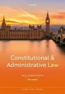 Constitutional And Administrative Law 13e