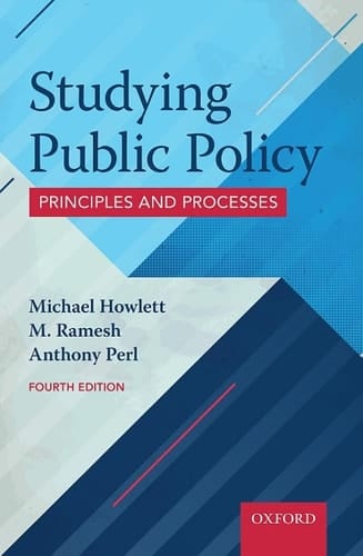 Studying Public Policy: Principles and Processes