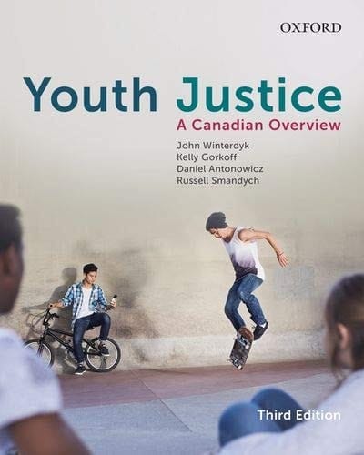 Youth Justice: A Canadian Overview