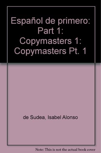 Espanol De Primero: Copymasters 1 Pt. 1