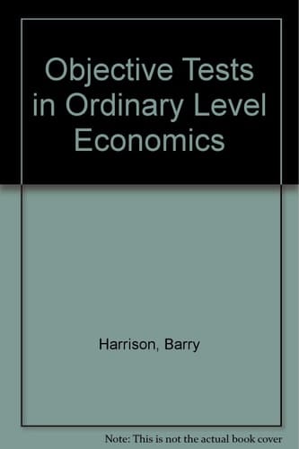 Objective Tests in 'O' Level Economics