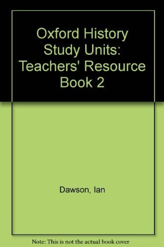 Oxford History Study Units: Teacher's Resource Book 2: Key Stage 3 (Oxford History Study Units)