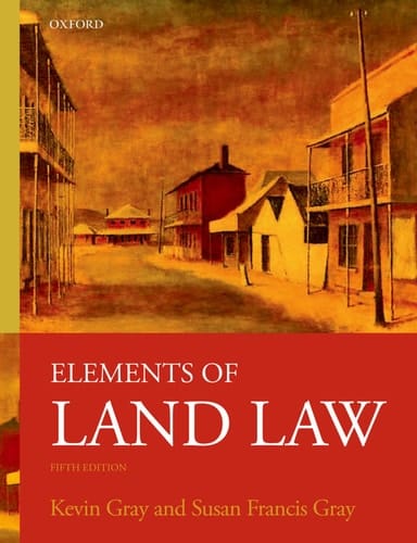 Elements of Land Law