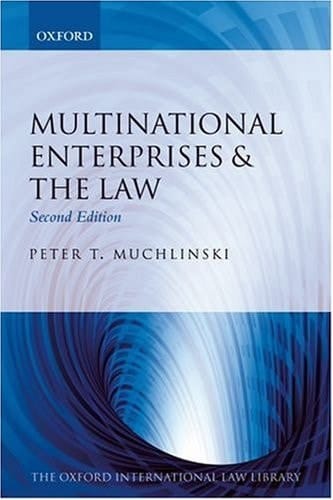 Multinational Enterprises and the Law (Oxford International Law Library)