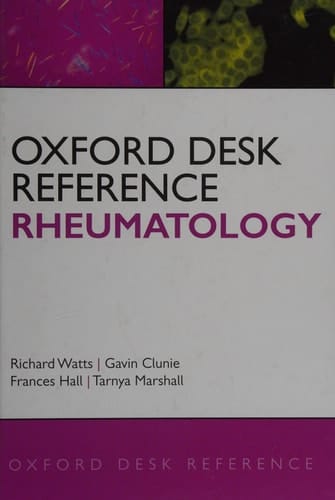 Oxford Desk Reference: Rheumatology (Oxford Desk Reference Series)