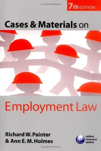 Cases and Materials on Employment Law