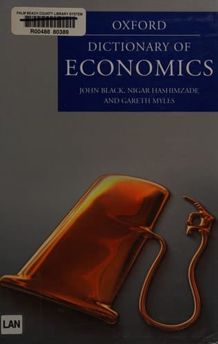 A Dictionary of Economics (Oxford Paperback Reference)