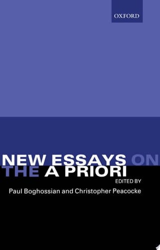 New Essays on the A Priori