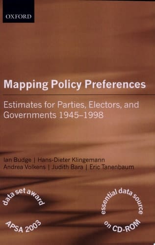 Mapping Policy Preferences: Estimates for Parties, Electors and Governments 1945-1998