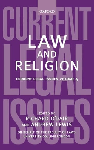 Law and Religion: Current Legal Issues Volume 4