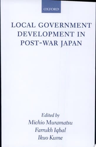 Local Government Development in Postwar Japan