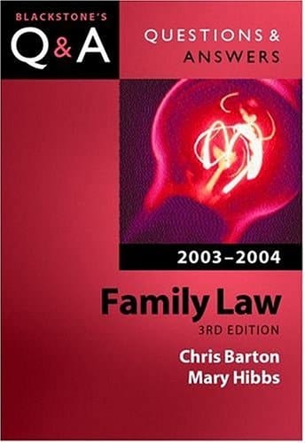 Family Law (Questions and Answers Series)
