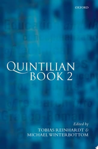 Quintilian Institutio Oratoria Book 2: Book 2