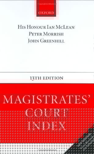 Magistrates' Court Index