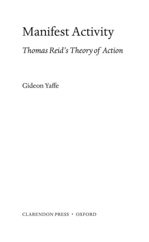Manifest Activity: Thomas Reid's Theory of Action