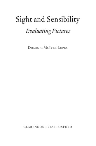 Sight and Sensibility: Evaluating Pictures