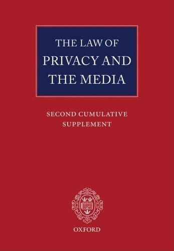 The Law of Privacy and the Media: Main Work (Hardcover) and Second Cumulative Supplement