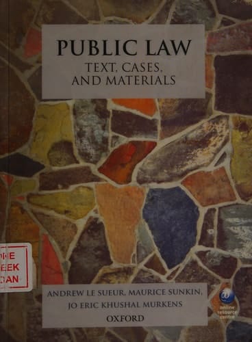 Public Law: Text, Cases, and Materials