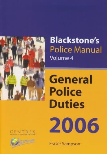 Blackstone's Police Manuals 2006: 4-Volume Set