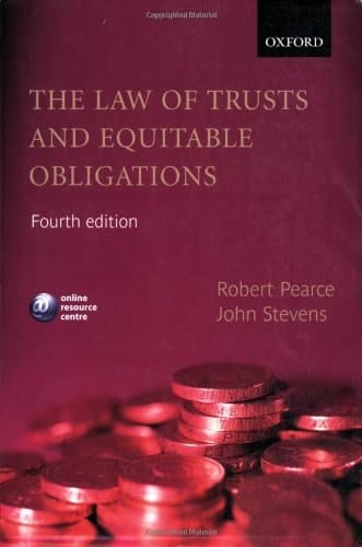 The Law of Trusts and Equitable Obligations