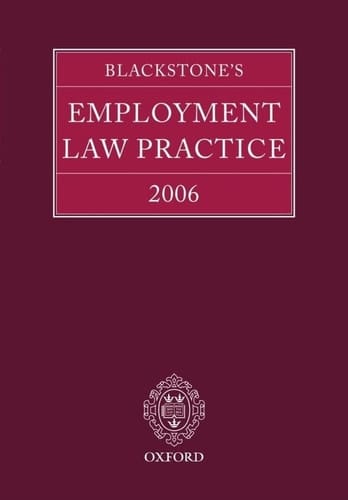 Blackstone's Employment Law Practice 2006