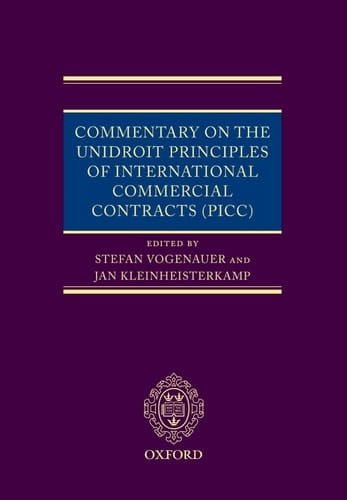 Commentary on the UNIDROIT Principles of International Commercial Contracts (2004)