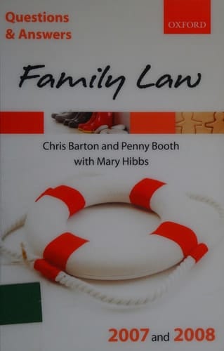 Q and A: Family Law 2007-2008 (Blackstone's Law Questions and Answers)
