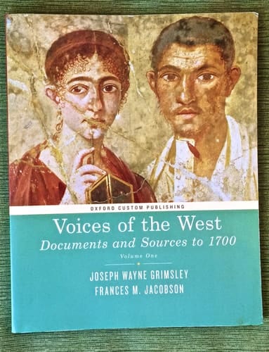 Voices of the West Volume One: To 1750