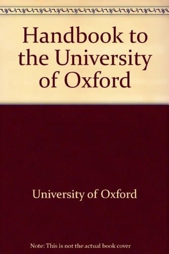 Handbook to the University of Oxford