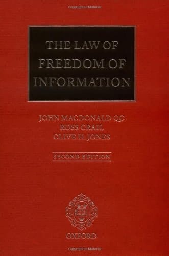 The Law of Freedom of Information