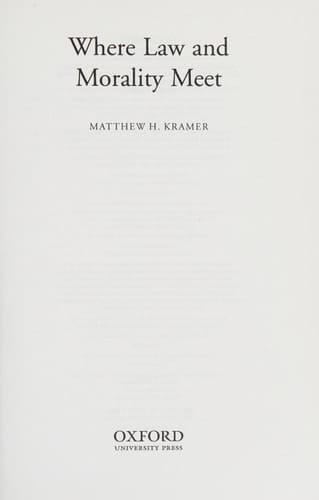 Where Law and Morality Meet