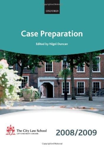 Case Preparation 2008-2009: 2008 Edition (Blackstone Bar Manual)