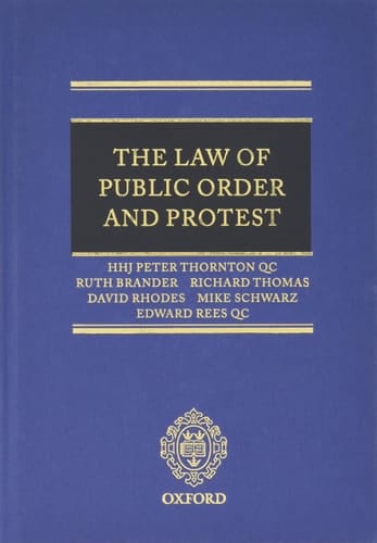 The Law of Public Order and Protest