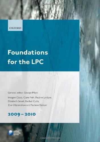 Foundations for the LPC 2009-2010