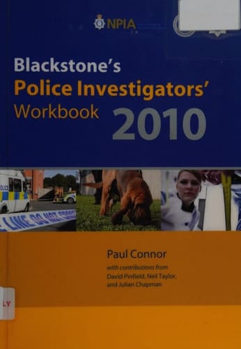 Blackstone's Police Investigators' Workbook 2010