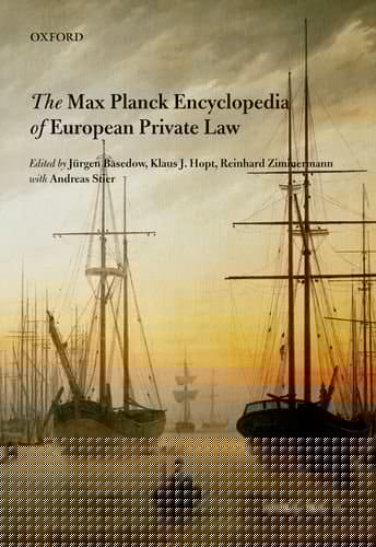 Max Planck Encyclopedia of European Private Law