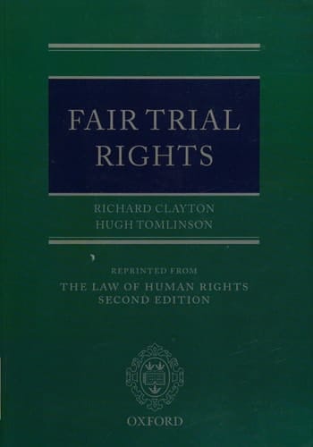 Fair Trial Rights (Law of Human Rights - Supplements Only)