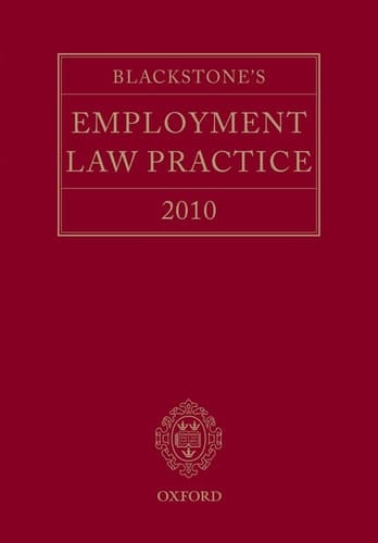 Blackstone's Employment Law Practice 2010