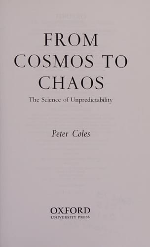 From Cosmos to Chaos: The Science of Unpredictability