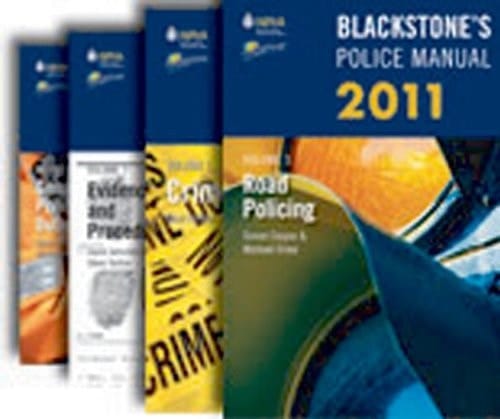 Blackstone's Police Manuals 2011: Four Volume Set